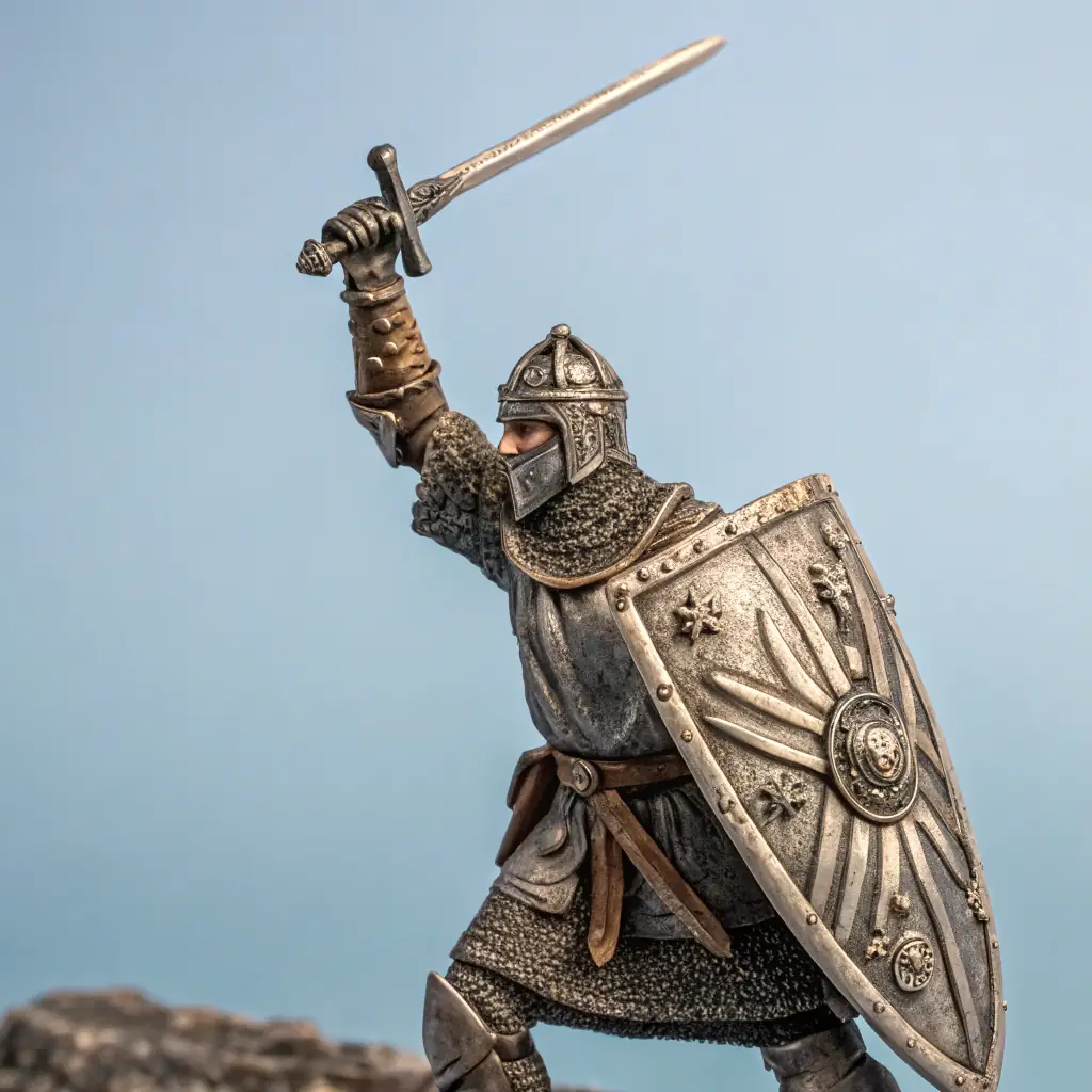 Miniatura de Cavaleiro de Elite - Darksteel