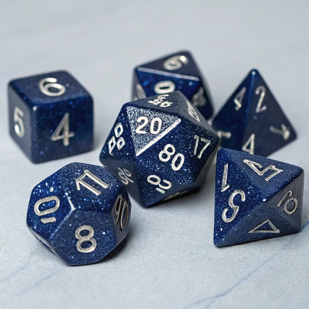 Dados de Cristal Místico - Arcane Dice Set